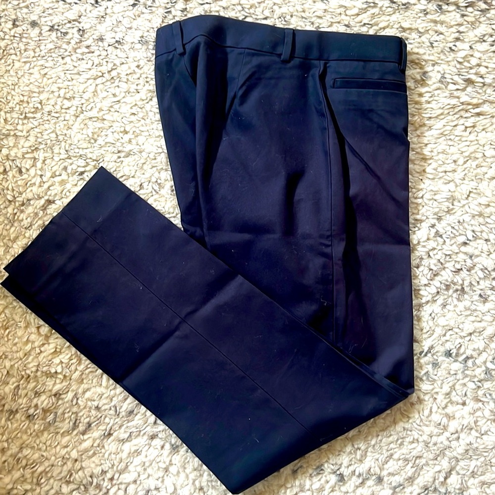 Brooks Brothers Natalie Fit Navy Trousers